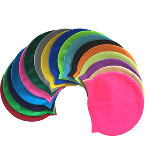 Bonnet de bain en silicone 50g, imperméable et durable, pour femmes adultes, pour la natation et les sports nautiques - Product Image 2