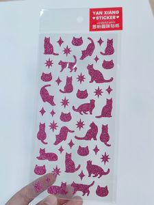 Long lanh không thấm nước thân thiện với môi PVC Sao mô hình dán cho Quà tặng khuyến mãi máy tính xách tay scrapbooking-Vàng đóng dấu kết thúc - Product Image 1