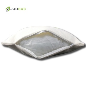 Prosub Federa per Cuscino in Poliestere Bianco 16*16 Pollici, Federa per Sublimazione con Cerniera, Cuscini Vuoti per Sublimazione - Product Image 4