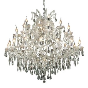 European Style Crystal Chandelier Multi Head Round LED <b>Light</b> Source E26 Switch Control Home Living Room <b>Dining</b> Room Bedroom - Product Image 5