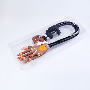 Main d'entraînement en plastique réglable pour la pratique des ongles, modèle flexible pour débutants avec 100 embouts de recharge - Product Image 6