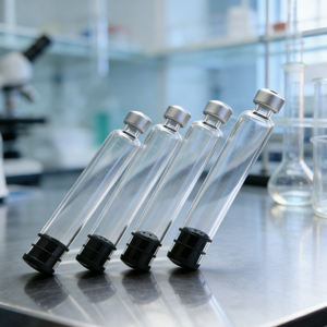 ขวดแก้วบรรจุน้ำยาขนาด 1.5 มล. 1.8 มล. 3 มล. สำหรับ<span class=keywords><strong>ปากกา</strong></span>อินซูลินทางการแพทย์ การประยุกต์ใช้เทคโนโลยีชีวภาพและการวิศวกรรมพันธุกรรม - Product Image 4
