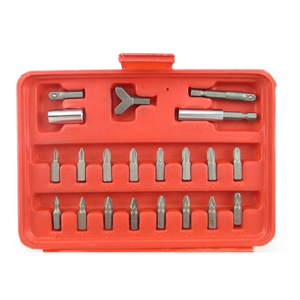 100PCS đa Kích thước trình điều khiển vít bit tác động tuốc nơ vít bit Bộ CR-V thép tuốc nơ vít bit với 1/4-inch Bộ chuyển đổi - Product Image 3