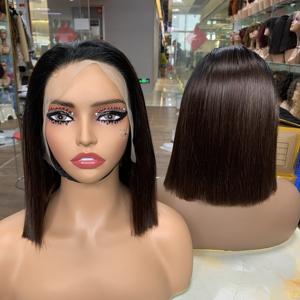 Peluca de Cabello Humano 100% con Frente de Encaje SDD 13X4, Peluca de Cabello Vietnamita con Frente de Encaje, Peluca Lisa Estilo Bob - Product Image 2