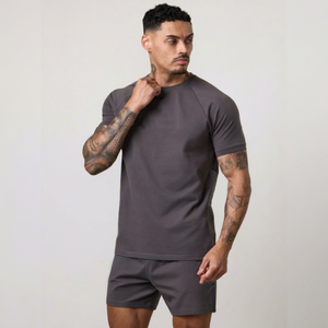 Camiseta de Punto 100% Algodón para Hombre, Estilo Casual, Cuello Redondo, Transpirable, para Uso Diario en Verano - Product Image 1