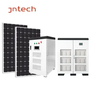 Jntech-نظام تخزين الطاقة الشمسية, نظام تخزين كامل للطاقة الشمسية 20KW 30KW 60KW 120KW نظام تخزين الطاقة الشمسية خارج الشبكة على أنظمة الطاقة الشمسية الهجين