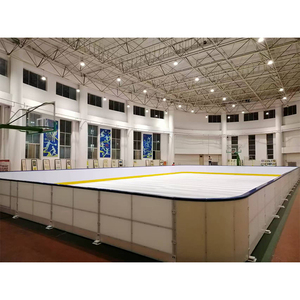 Planches à glissière tuiles de hockey en plastique PE-HD patinoire panneaux synthétiques de patinage sur glace - Product Image 1