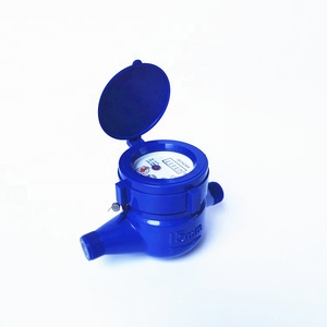 15mm-25mmマルチジェットドライダイヤルブルーカラープラスチックABSデジタル水道メーター - Product Image 2