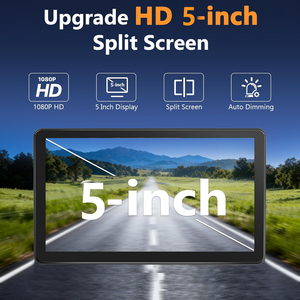Promoción de Mayo: Sistema de Cámara de Reversa Inalámbrica con Energía Solar, Pantalla Dividida de 5 Pulgadas, 416 Días en Espera, Base Magnética, Instalación Gratuita - Product Image 6