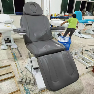 Kisen 3 motores eléctrico pestañas faciales cama de salón de belleza médico Spa masaje mesa de tratamiento Silla de Podología cubiertas estéticas cama - Product Image 2