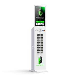 Estación de Carga Compartida de 24 Ranuras con Pantalla Táctil, POS Integrado, Carga de Teléfonos, <span class=keywords><strong>Alquiler</strong></span> Automático, Certificación CE/FCC, Ignífuga - Product Image 4