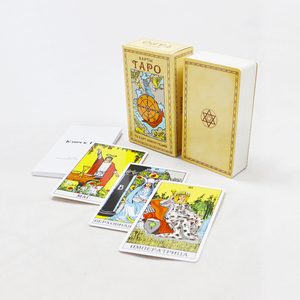 Jeu de tarot russe imprimé en couleur, langue et design personnalisés de haute qualité, <span class=keywords><strong>oracle</strong></span>, cartes de jeu de tarot avec guide - Product Image 5