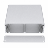 Boîtier plat et fin en aluminium anodisé 120*35*150mm, type coque fendue, pour module d'alimentation LED et instrument
