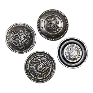 Uniforms Gold <strong>Button</strong> Fancy Embossed Design <strong>Metal</strong> Sewing Garment Accessory Gold Shank Brass Shirt <strong>Button</strong> - Product Image 6