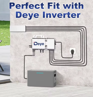 Batterie Deye AE-FS2.0-2H2 2kWh LiFePO4, conception tout-en-un, 51.2V 40Ah, système de stockage d'énergie solaire hors réseau pour balcon