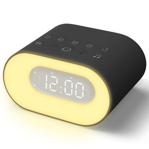 Mifa — haut-parleur intelligent, imitation bois <span class=keywords><strong>GOGOLIN</strong></span>, blanc, bruit, réveil avec alarme, éclairage d'ambiance RGB, son pour le sommeil - Product Image 1