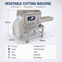 Máquina Cortadora Automática de Vegetales con Cinta Transportadora para Frutas, Ensaladas, Verduras de Hoja, Repollo y Procesamiento de Alimentos