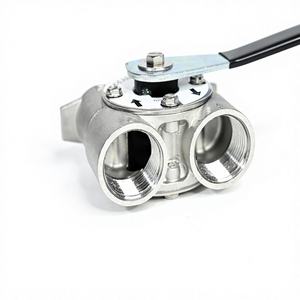 Vanne de contrôle de <span class=keywords><strong>d</strong></span>érivation pour <span class=keywords><strong>adoucisseur</strong></span> <span class=keywords><strong>d</strong></span>'<span class=keywords><strong>eau</strong></span> en acier inoxydable 304 Fleck Brand 5600, raccord NPT femelle 1'' 3/4 pouce, garantie 3 ans - Product Image 3