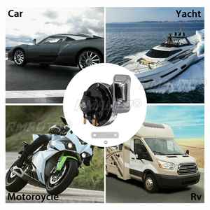 2x Klaxon de voiture universel 800DB, klaxon électrique 12V, klaxon de train en forme d'escargot, klaxon étanche, sirène pour moto, voiture, camion, SUV, bateau - Product Image 3