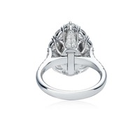 Bague en diamant moissanite la plus vendue, bijoux de mode en argent 925 pour femmes, fabrication directe, disponible au meilleur prix