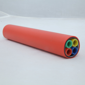 Paquete de microconductos de HDPE Enterrado directo de 4 vías para cable de fibra de soplado de aire Equipo de fibra óptica de silicio de baja fricción de larga distancia - Product Image 3