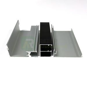 Puerta Vidrio Templado Liviana Venta caliente de perfiles de aluminio en Bolivia perfil aluminio para barandilla de vidrio - Product Image 1