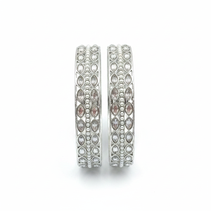 Women's Ethnic Zinc Alloy Fine Jewelry <b>Set</b> with Crystal Stones and Pearls for Wedding and Festive Wear - Product Image 2