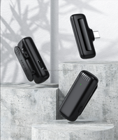 Microphones Lavalier sans fil J13 pour Android USB Type-C, Plug & Play, micro-cravate 2,4 G avec étui de chargement