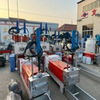 Machine de recyclage plastique portable WENDA pour le traitement des déchets sur site, système de lavage 3-en-1, traitement EPS/PC/PA/PPR