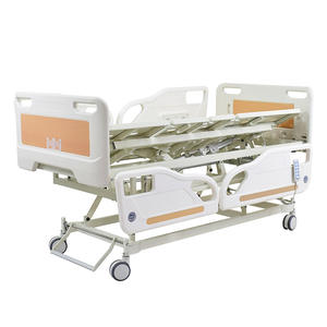 Lit d'Hôpital de Luxe d'Usine Motorisé pour USI à 5 Fonctions avec Rotation, Lit d'Hôpital pour Soins Intensifs - Product Image 6