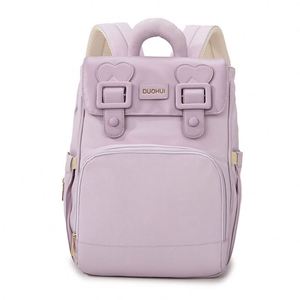 New Arrival Baby Supplies Storage Bag Simple Plain Color Mommy Bags Lightweight Maternity <b>Backpack</b> - Product Image 5