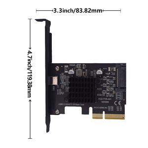 TISHRIC PCI-E <span class=keywords><strong>SATA</strong></span> 4/8/16X to Type-C 어댑터 카드 USB3.2 Gen2 20gbps 최고 속도 컨트롤러 카드 AMS3242 PC 윈도우/리눅스 용 칩 - Product Image 6