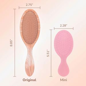 1 Peine Desenredante Multiusos Antiestático e Impermeable para Cabello Liso, Cepillo de Plástico para Mujer, para Uso en Cabello Seco - Product Image 3