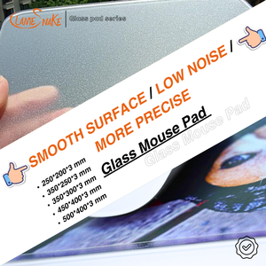 لوحة ماوس زجاجية مخصصة من FLAME SANKE | لوحة ماوس للألعاب من الزجاج المقسّى | تدعم طباعة UV بأنماط وشعارات مخصصة - Product Image 2