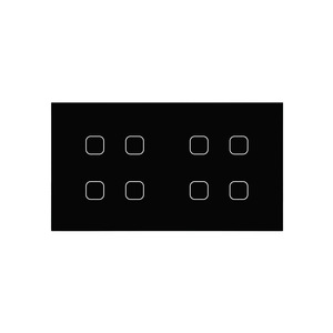Smartdust OEM nuevo diseño 86*157 <span class=keywords><strong>Alexa</strong></span> 220V inteligente WiFi interruptor eléctrico de vidrio doble Polo pared táctil duradero nuevo Ewelink Tuya - Product Image 1