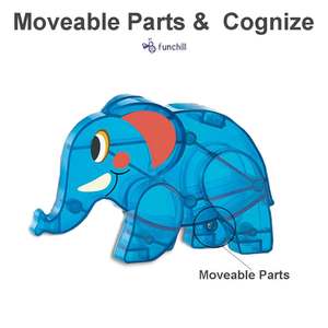 Nouveau Puzzle Kits Éducatifs Animaux Mobiles Jouets De Construction 3D <span class=keywords><strong>Magnatiles</strong></span> Diamant Tuiles Magnétiques pour Les Tout-Petits - Product Image 3