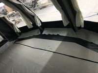 360 tente gonflable portative d'auvent de caravane avec l'annexe pour la caravane européenne enlèvent la tente d'auvent de porche de camping-car