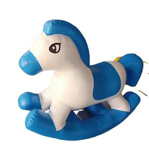 Dessin animé créatif eau jouet gonflable PVC enfants cheval à bascule gonflable jouet animal chaise à bascule - Product Image 2