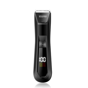 Recortadora de Vello Corporal Eléctrica <span class=keywords><strong>para</strong></span> Hombre, Nueva, Segura, con Cuchilla de Cerámica, Impermeable, Pantalla LCD Negra - Product Image 3