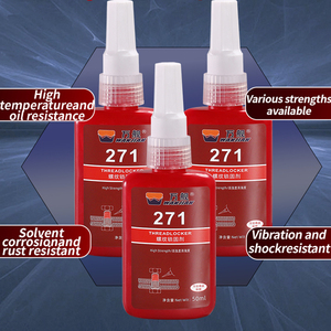 10Ml 50Ml 250Ml Giá Rẻ Giá Chất Lỏng Màu Đỏ Khóa & Con Dấu Các Loại Hạt Bu Lông Cường Độ Cao Acrylate Threadlocker 271 Threadlocker - Product Image 3