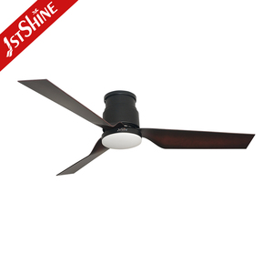 1stshine Ventilateur de plafond à LED Profil bas Lames en plastique de haute qualité 52 pouces Ventilateur de plafond encastré avec lumière - Product Image 1