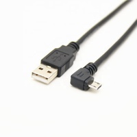 0.3m 90 Degrés Angle USB2.0 Micro Câble Usb 4 Directions