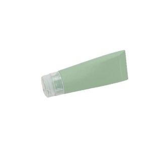 Green Cosmetic Refill Bottle Cylinder Screw Cap Portable For Facial Cleanser And Hand Cream Home Travel Use - Product Image 1