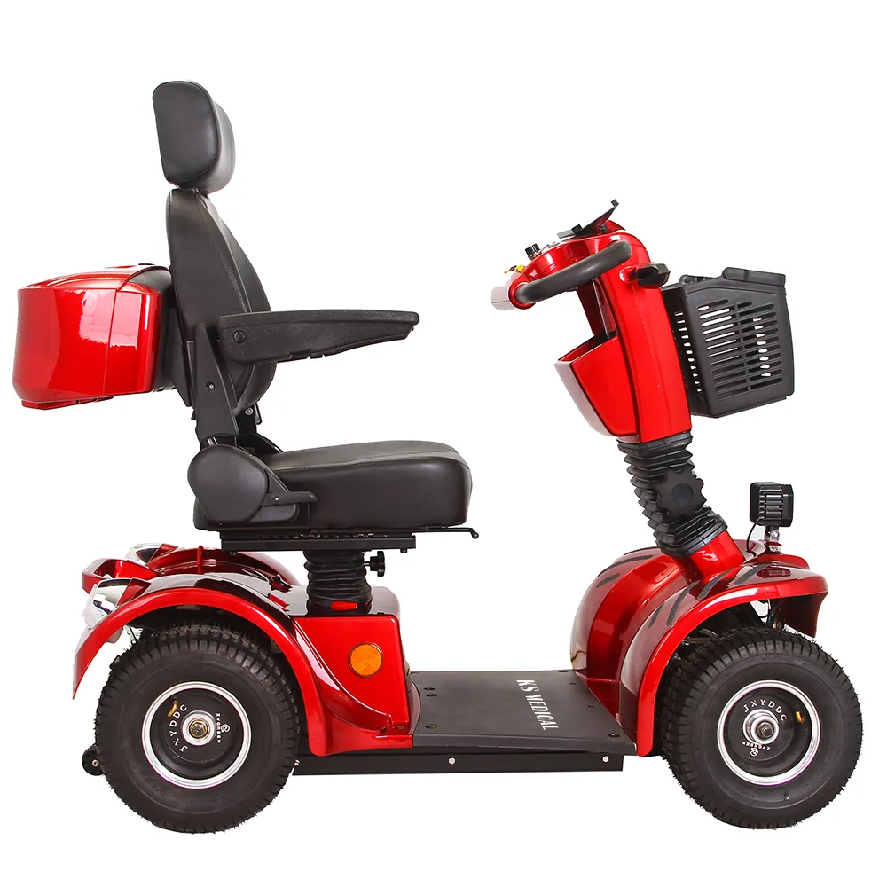 KSM-920 miglior Scooter elettrico per tutti i terreni per la mobilità per adulti più anziani doppio sedile pesante 4 ruote Scooter per anziani in vendita
