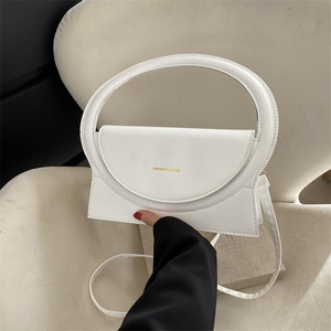 2024 Mới Cổ Điển Phong Cách Vai Duy Nhất Túi Crossbody Phụ Nữ Thích hợp Thiết Kế Logo Mô Hình Đơn Giản Túi Xách Kẹo Màu Dây Kéo Chuỗi - Product Image 4