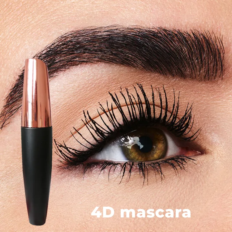Tính Năng Uốn Cong 3D Mascara 4D Maskara Chất Lượng Tốt Nhất Nhãn Hiệu Riêng Lông Mi Tăng Trưởng Huyết Thanh