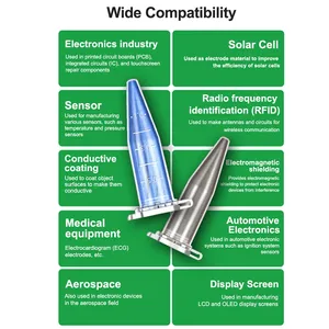 Iphone Android फोन के लिए एक प्रवाहकीय चांदी पेस्ट का पुनर्जीवन hw31a प्रवाहकीय लचीले स्क्रीन मरम्मत सर्किट उपकरण - Product Image 5