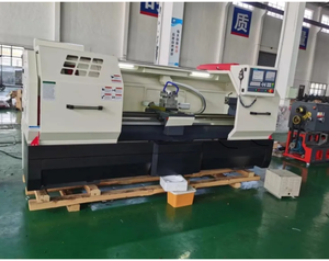 Hochpräzise Mittelschwere CNC-Schrägbett-Drehmaschine 3-Achsen Horizontal mit Fanuc-Steuerungssystem - Product Image 4