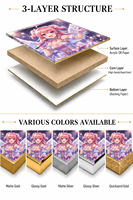 Papan Shikishi Kertas Musik Anime Jepang Kustom dengan Seni Grafiti Gambar Tangan