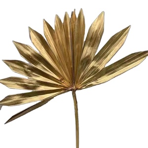 2022ปีใหม่เก็บรักษาไว้ดอกไม้ทองสไตล์ที่มีคุณภาพดีทองดอกไม้แห้งสำหรับตกแต่งบ้าน - Product Image 1